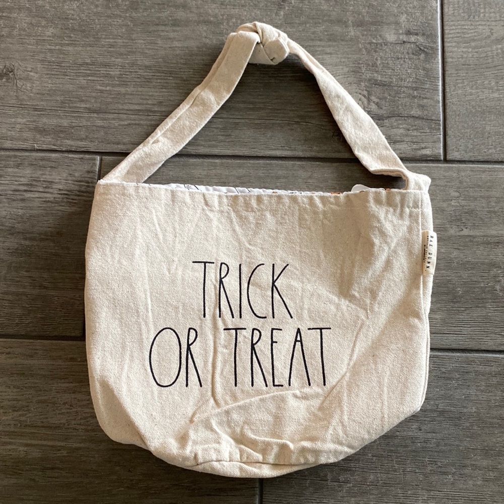 Rae Dunn Halloween Basket/Bag Trick Or Treat Candy Carrier